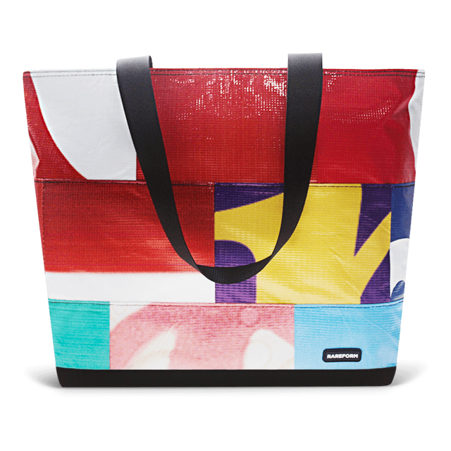 Patchwork Zippered Blake Tote