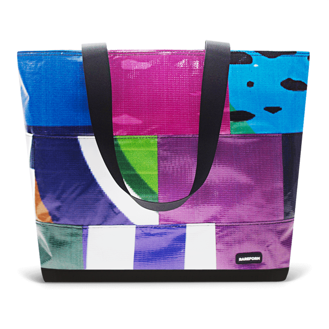 Patchwork Zippered Blake Tote