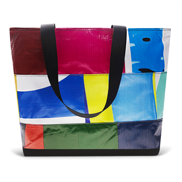 Patchwork Zippered Blake Tote