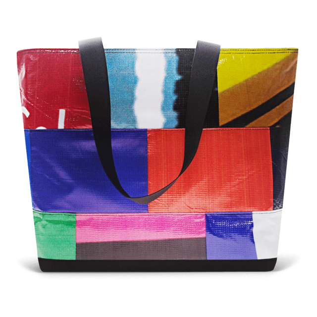 Patchwork Zippered Blake Tote