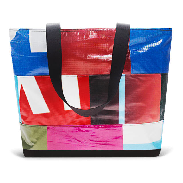 Patchwork Zippered Blake Tote