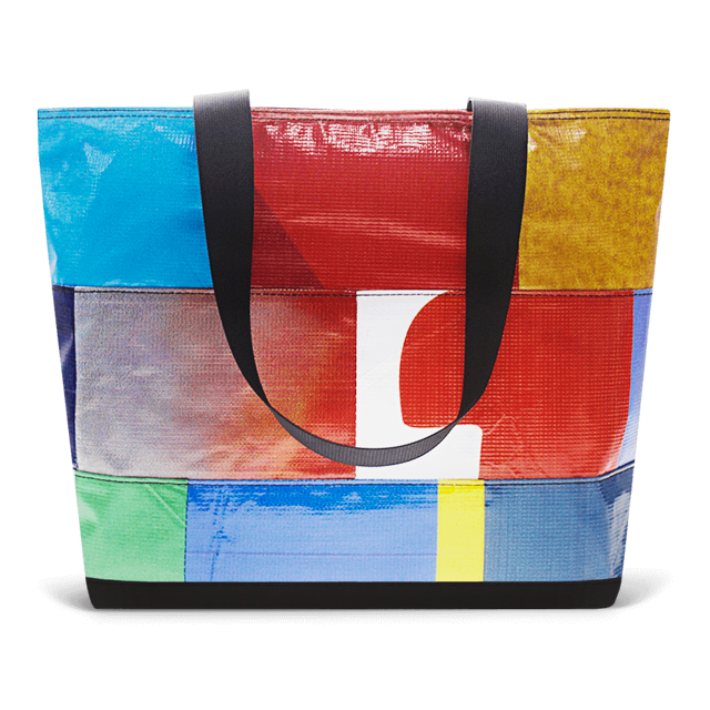 Patchwork Zippered Blake Tote