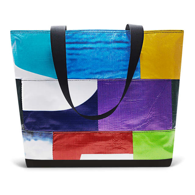 Patchwork Zippered Blake Tote
