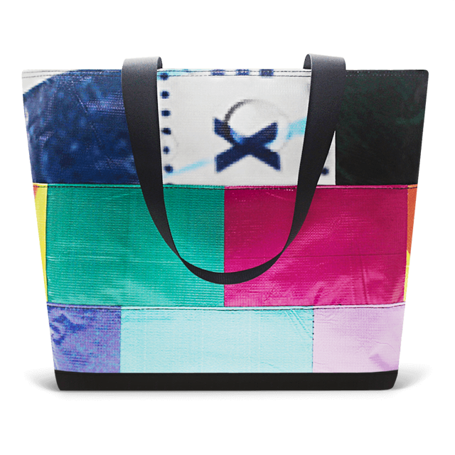 Patchwork Zippered Blake Tote