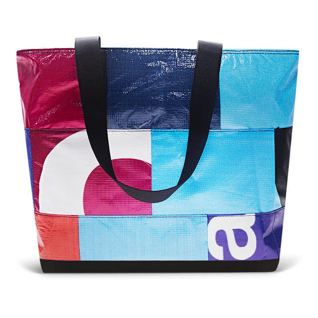 Patchwork Zippered Blake Tote