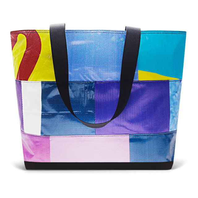 Patchwork Zippered Blake Tote