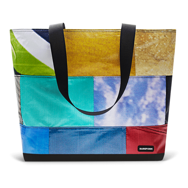 Patchwork Zippered Blake Tote