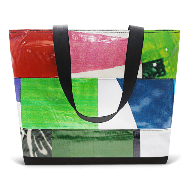 Patchwork Zippered Blake Tote