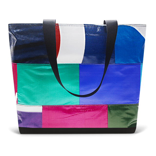Patchwork Zippered Blake Tote