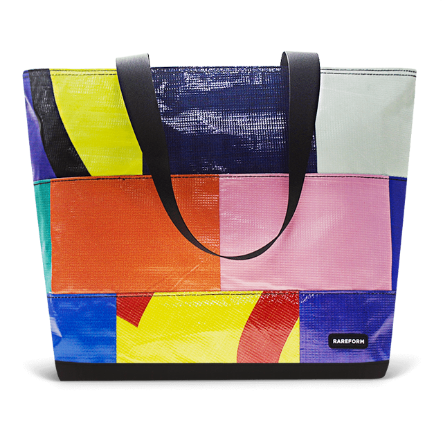Patchwork Zippered Blake Tote