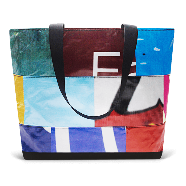 Patchwork Zippered Blake Tote