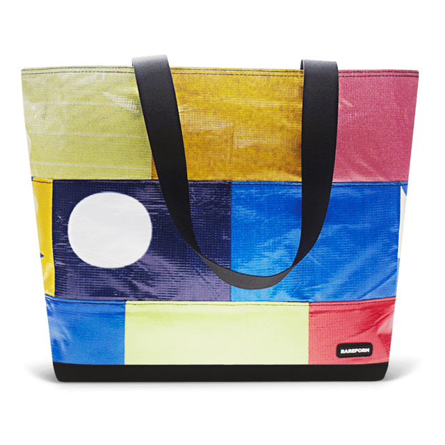 Patchwork Zippered Blake Tote