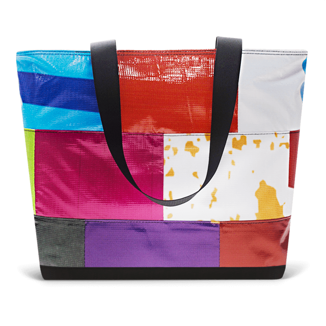 Patchwork Zippered Blake Tote