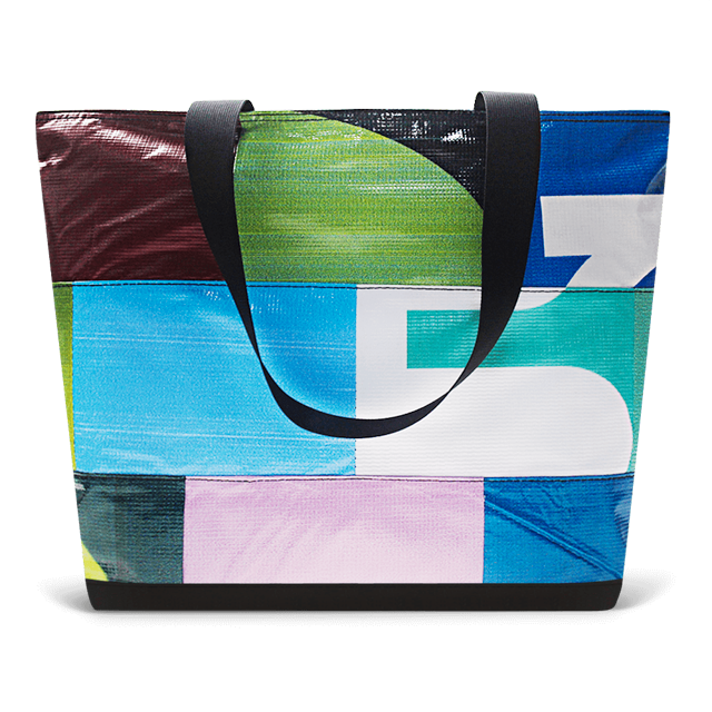 Patchwork Zippered Blake Tote