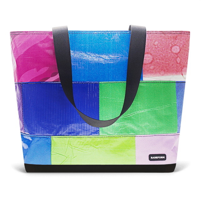 Patchwork Zippered Blake Tote