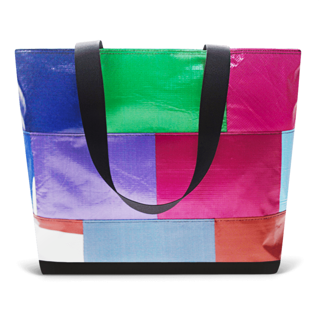 Patchwork Zippered Blake Tote