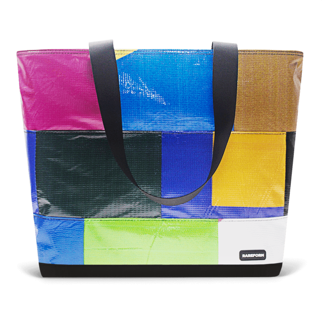Patchwork Zippered Blake Tote