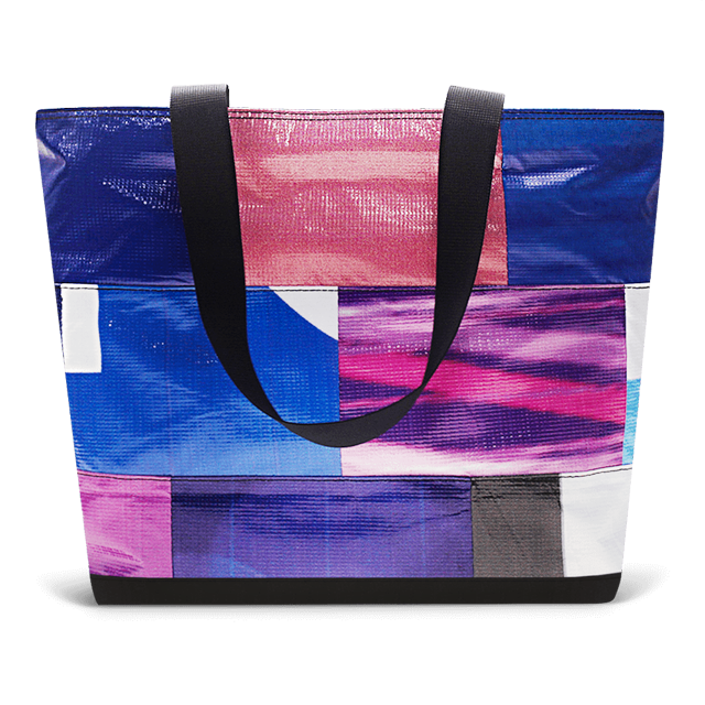 Patchwork Zippered Blake Tote
