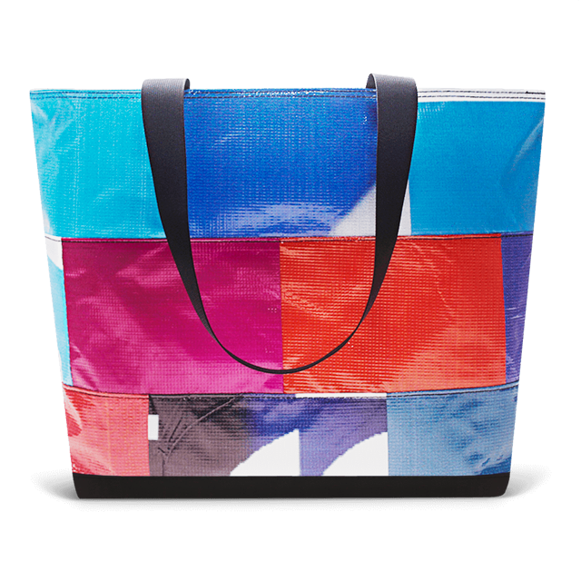 Patchwork Zippered Blake Tote