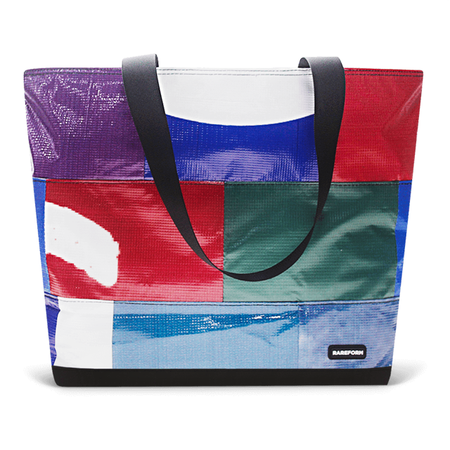 Patchwork Zippered Blake Tote
