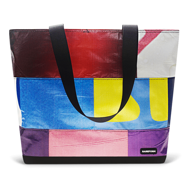 Patchwork Zippered Blake Tote