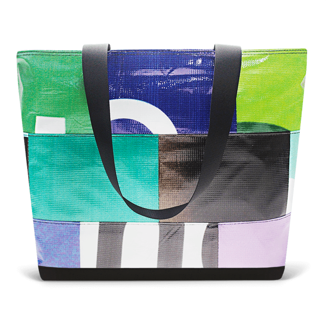 Patchwork Zippered Blake Tote