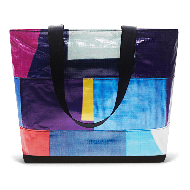 Patchwork Zippered Blake Tote