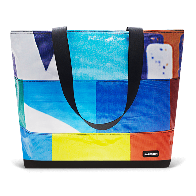 Patchwork Zippered Blake Tote