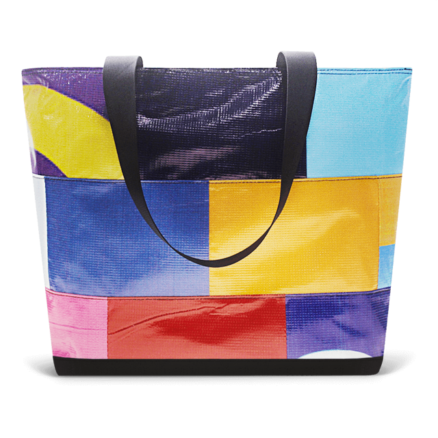 Patchwork Zippered Blake Tote