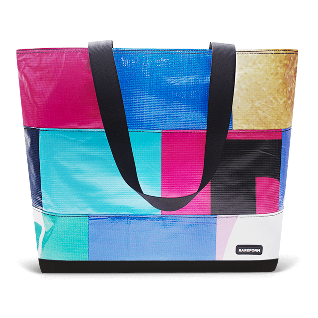 Patchwork Zippered Blake Tote