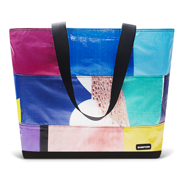 Patchwork Zippered Blake Tote