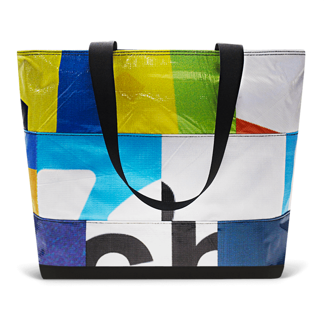 Patchwork Zippered Blake Tote
