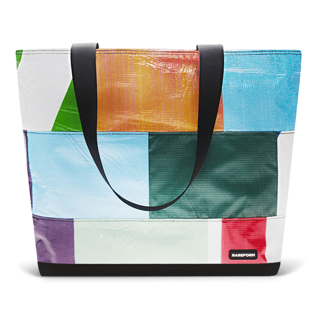 Patchwork Zippered Blake Tote