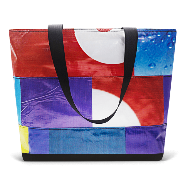Patchwork Zippered Blake Tote