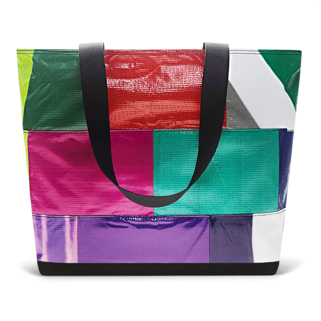 Patchwork Zippered Blake Tote