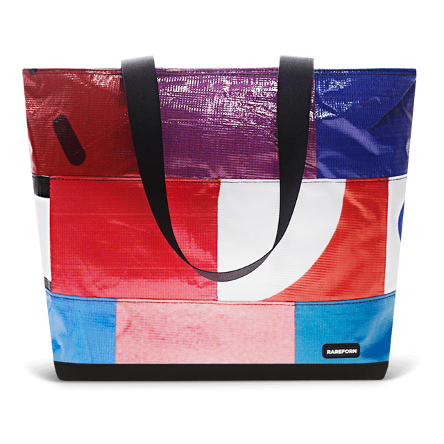 Patchwork Zippered Blake Tote