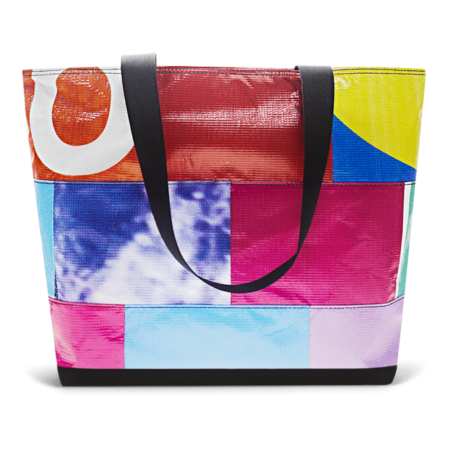 Patchwork Zippered Blake Tote