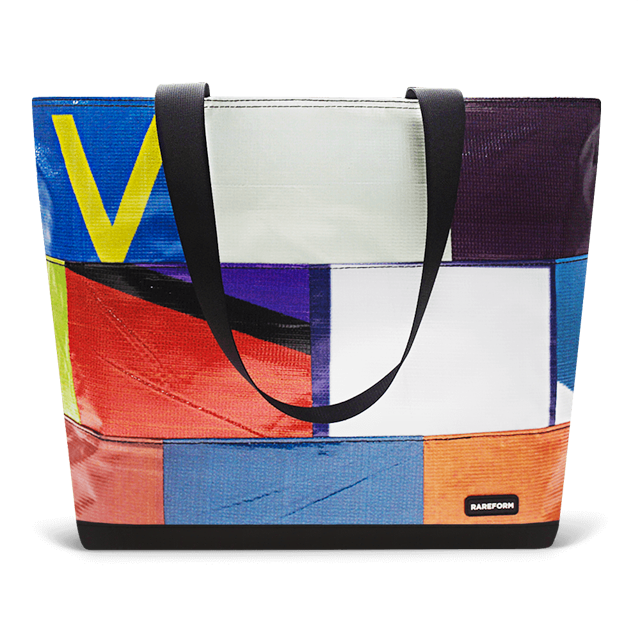Patchwork Zippered Blake Tote