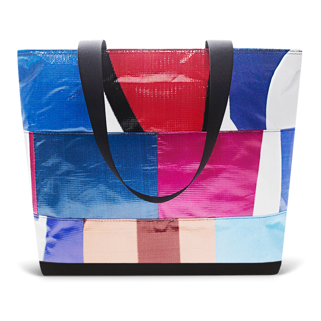Patchwork Zippered Blake Tote