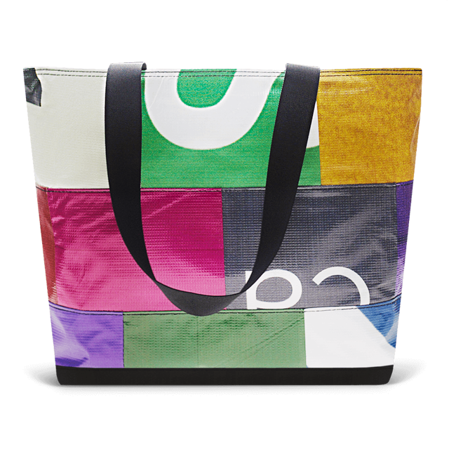 Patchwork Zippered Blake Tote