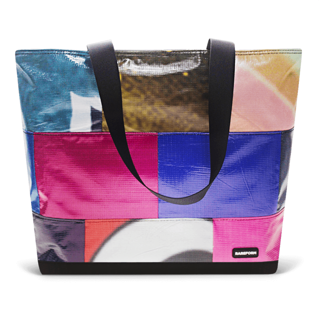 Patchwork Zippered Blake Tote
