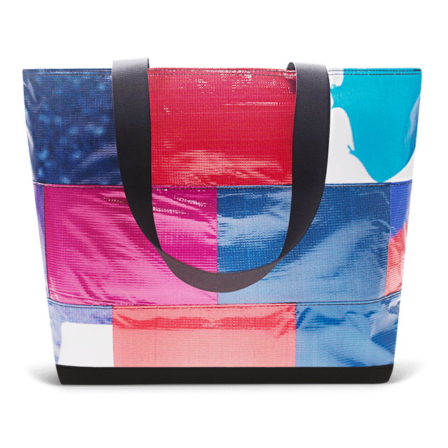 Patchwork Zippered Blake Tote
