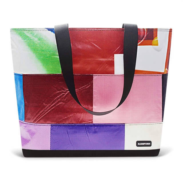 Patchwork Zippered Blake Tote