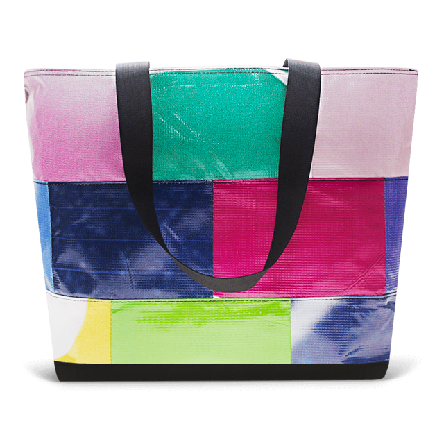 Patchwork Zippered Blake Tote