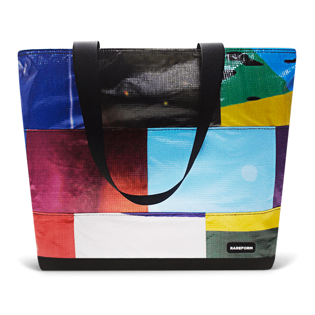 Patchwork Zippered Blake Tote