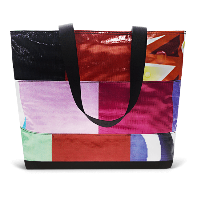 Patchwork Zippered Blake Tote