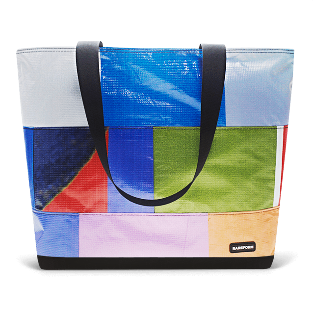 Patchwork Zippered Blake Tote