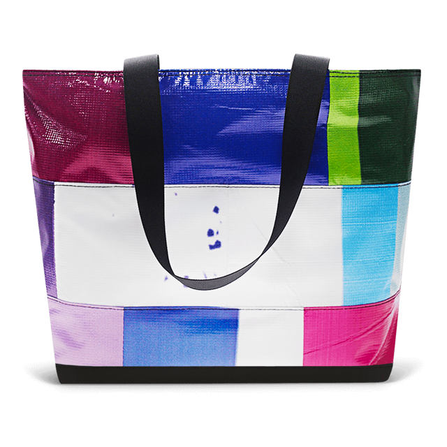 Patchwork Zippered Blake Tote