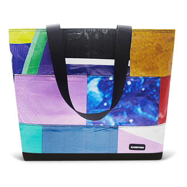 Patchwork Zippered Blake Tote