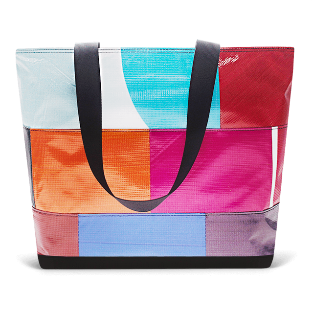 Patchwork Zippered Blake Tote